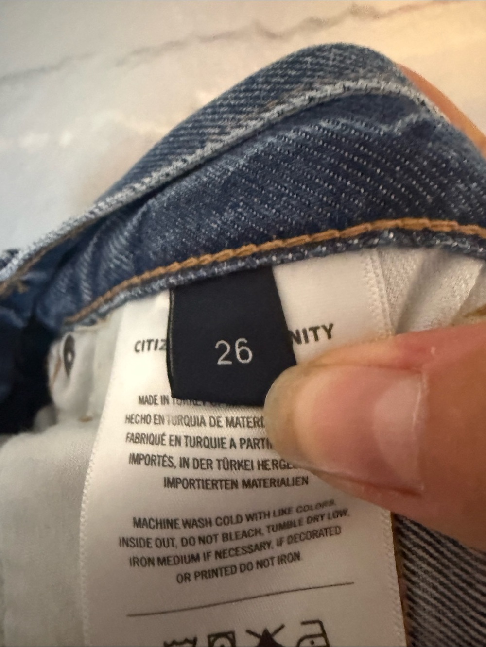 Citizens Of Humanity Jeans Paloma Wide Leg in Siesta Blue Denim - Picture 9 of 10